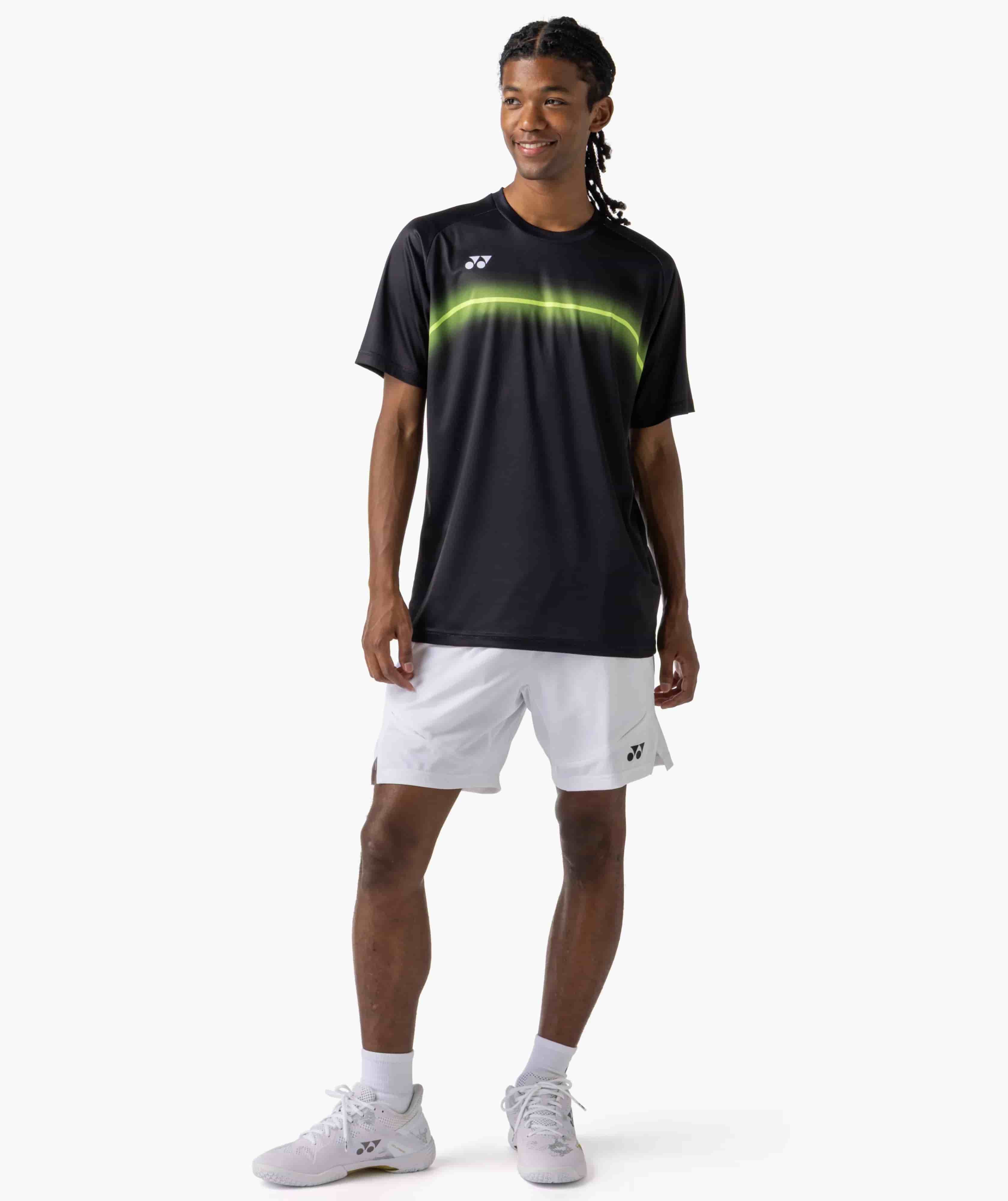 YONEX 16859 Unisex T-Shirt - Practice - Schwarz - XL