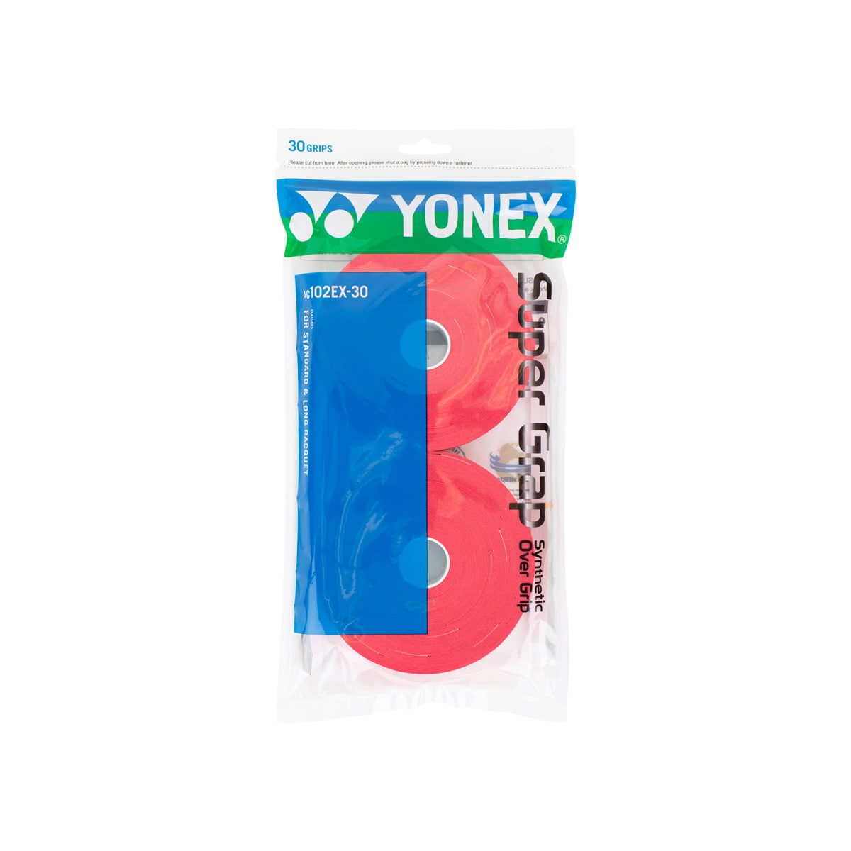 YONEX Super Grap Synthetic Over Grip 30 Stk. - Weinrot