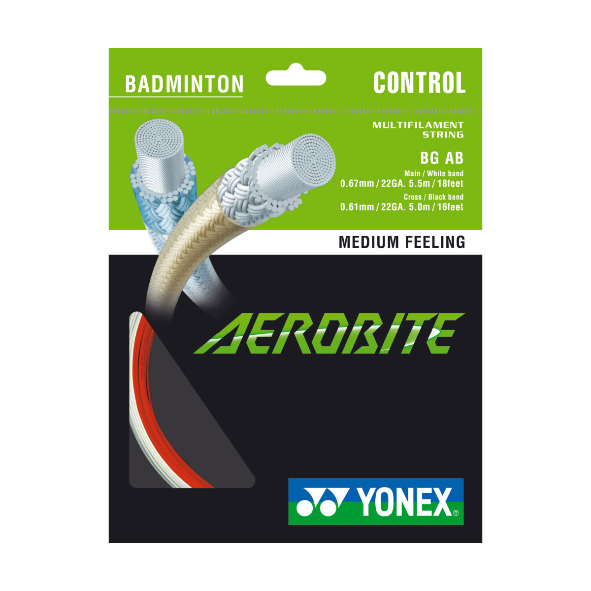 YONEX Aerobite - Weiß/ Rot - Set YONEX Aerobite - Weiß/ Rot - Set