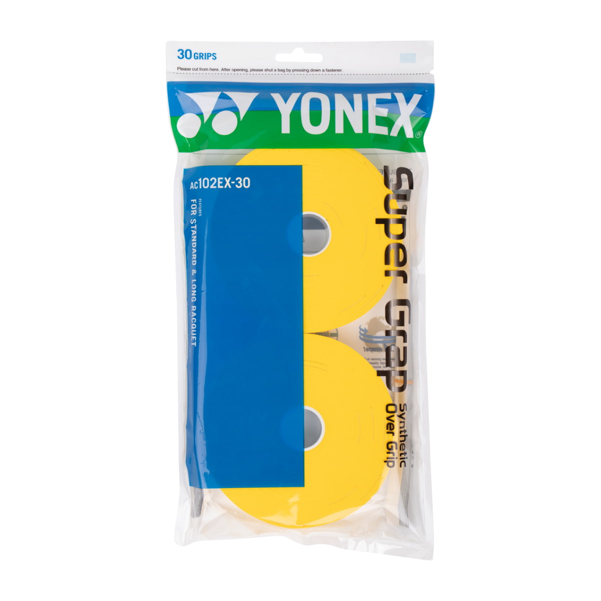YONEX Super Grap Synthetic Over Grip 30 Stk. - Gelb