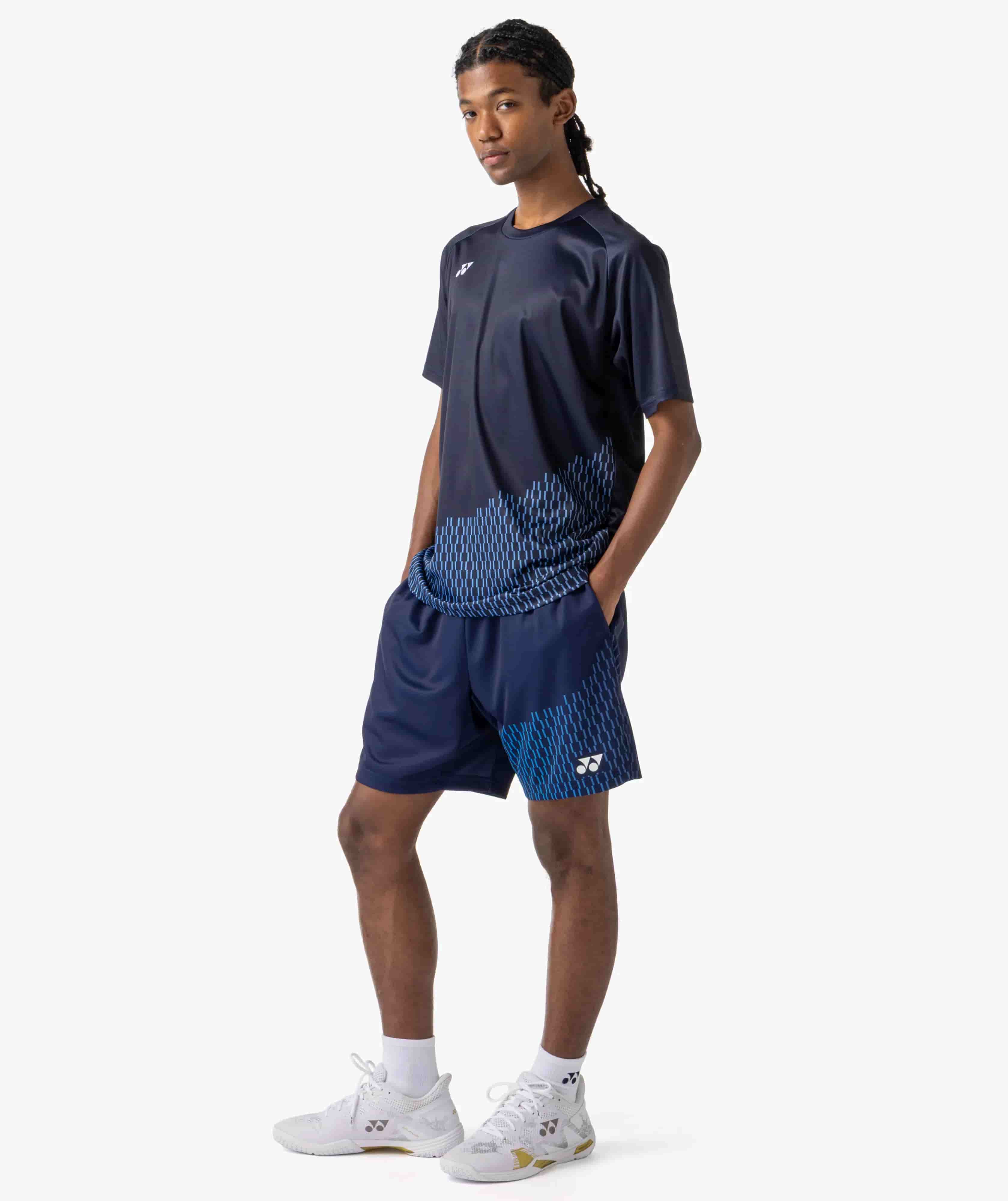 YONEX 16863 Unisex T-Shirt - Practice - Dark Navy - XL