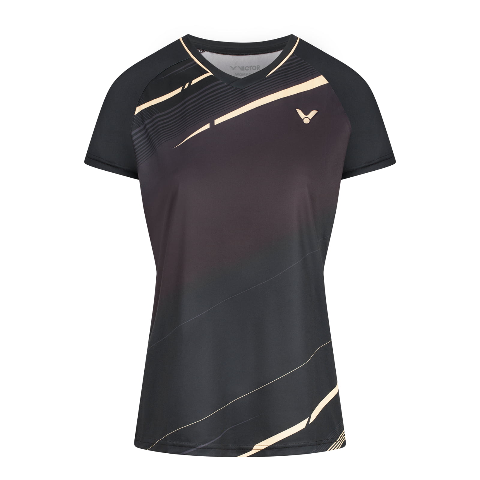 VICTOR T-Shirt T-64102 C Women - Schwarz - XL