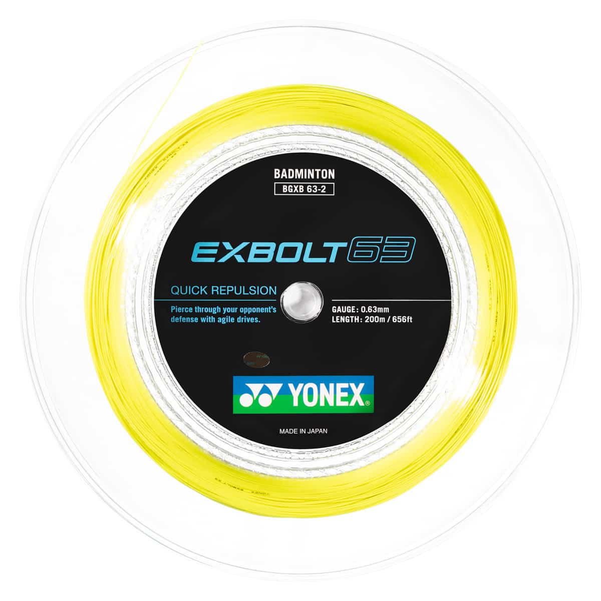YONEX Exbolt 63 - Gelb - Rolle