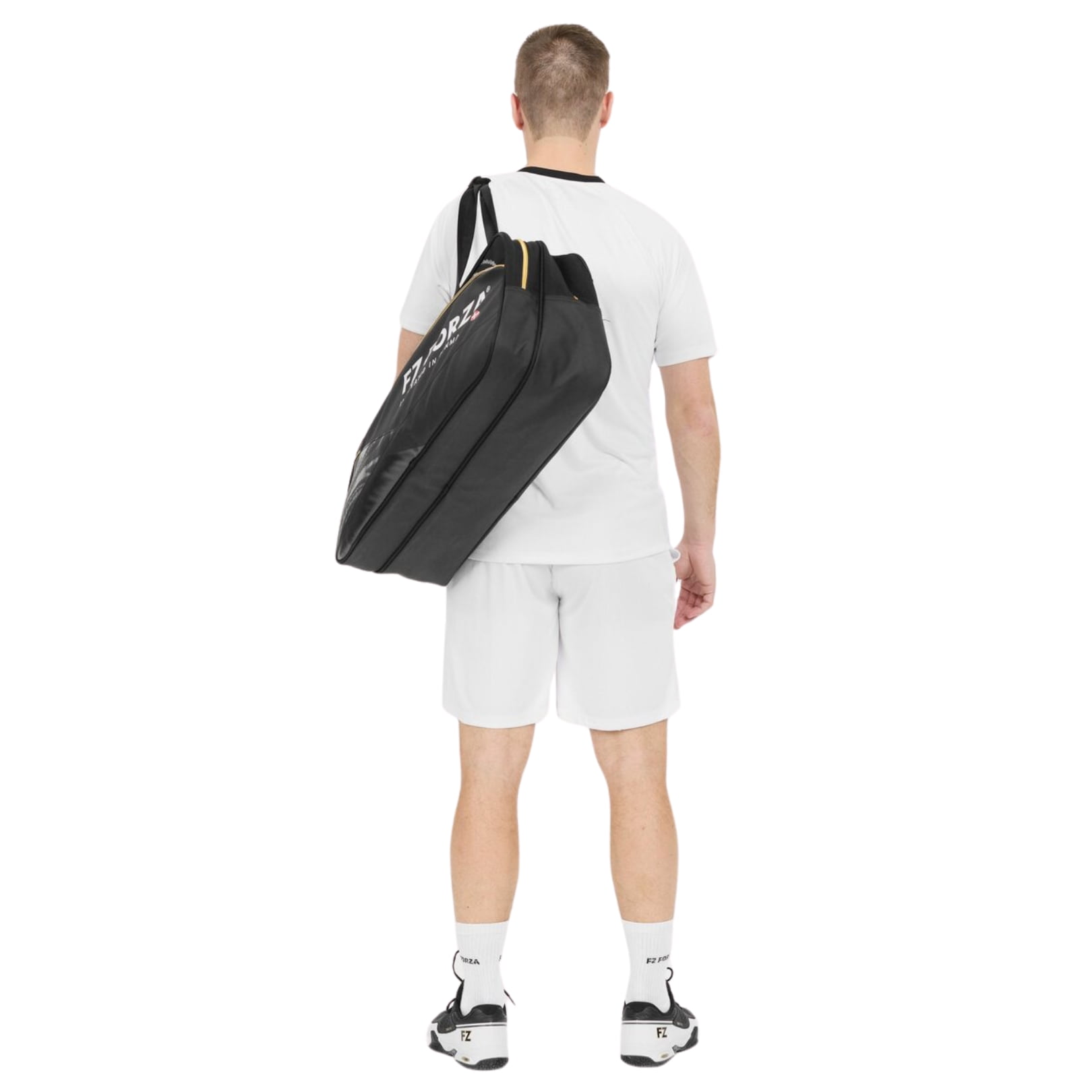 FZ FORZA Square Court Bag Tour Line - Schwarz/Gold