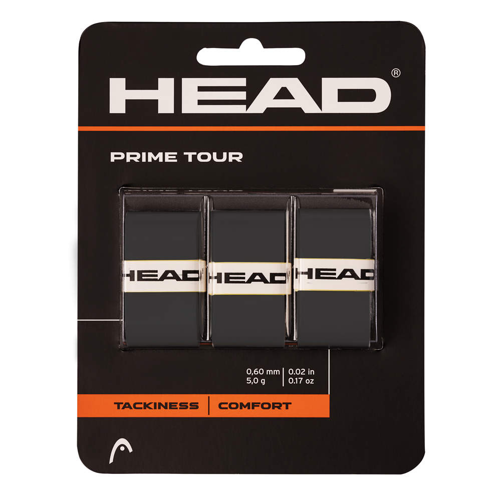 HEAD Prime Tour - 3er Pack Overgrip - Schwarz