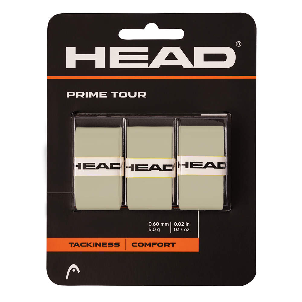 HEAD Prime Tour - 3er Pack Overgrip - Grau