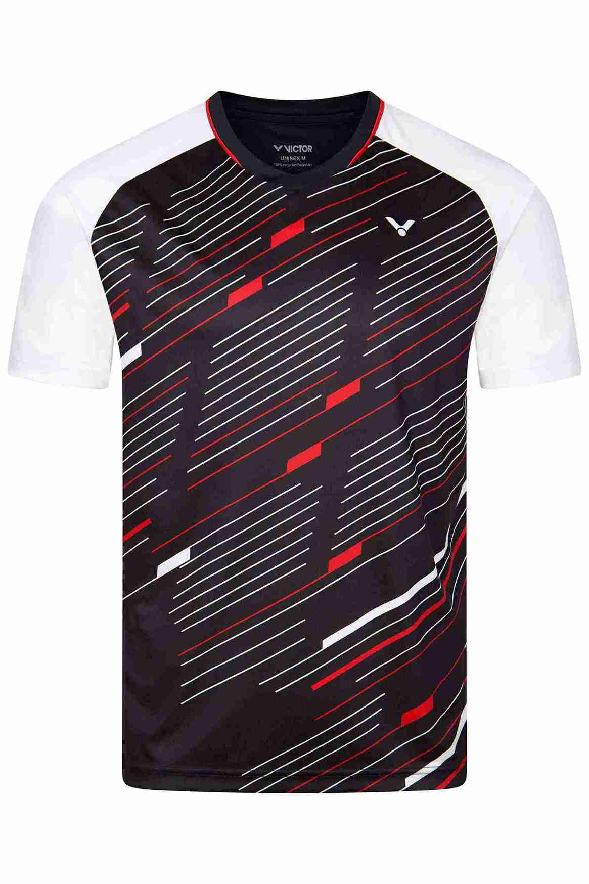 VICTOR T-Shirt T-43101C Unisex - Schwarz/Rot VICTOR T-Shirt T-43101C Unisex - Schwarz/Rot