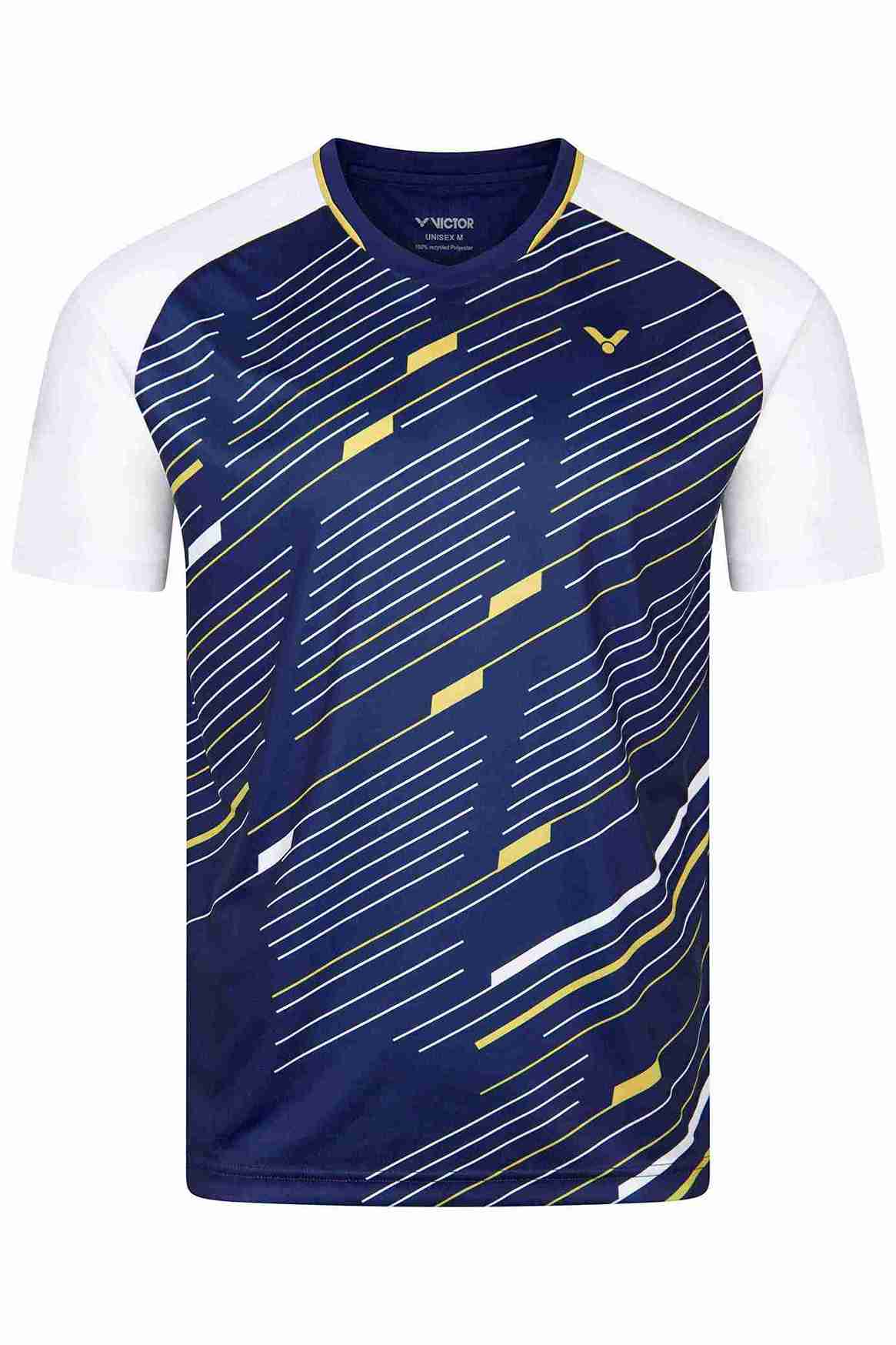 VICTOR T-Shirt T-43100B Unisex - Blau/Gold VICTOR T-Shirt T-43100B Unisex - Blau/Gold