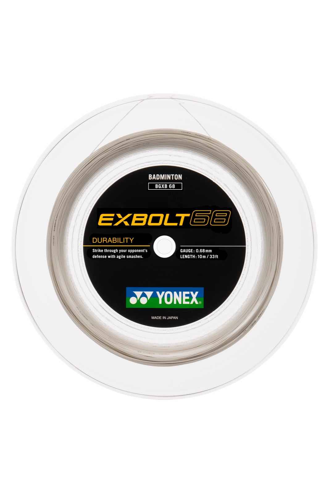 YONEX Exbolt 68 - 200m Rolle Schwarz