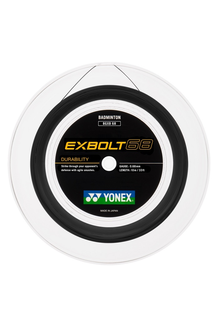 YONEX Exbolt 68 - 200m Rolle Schwarz