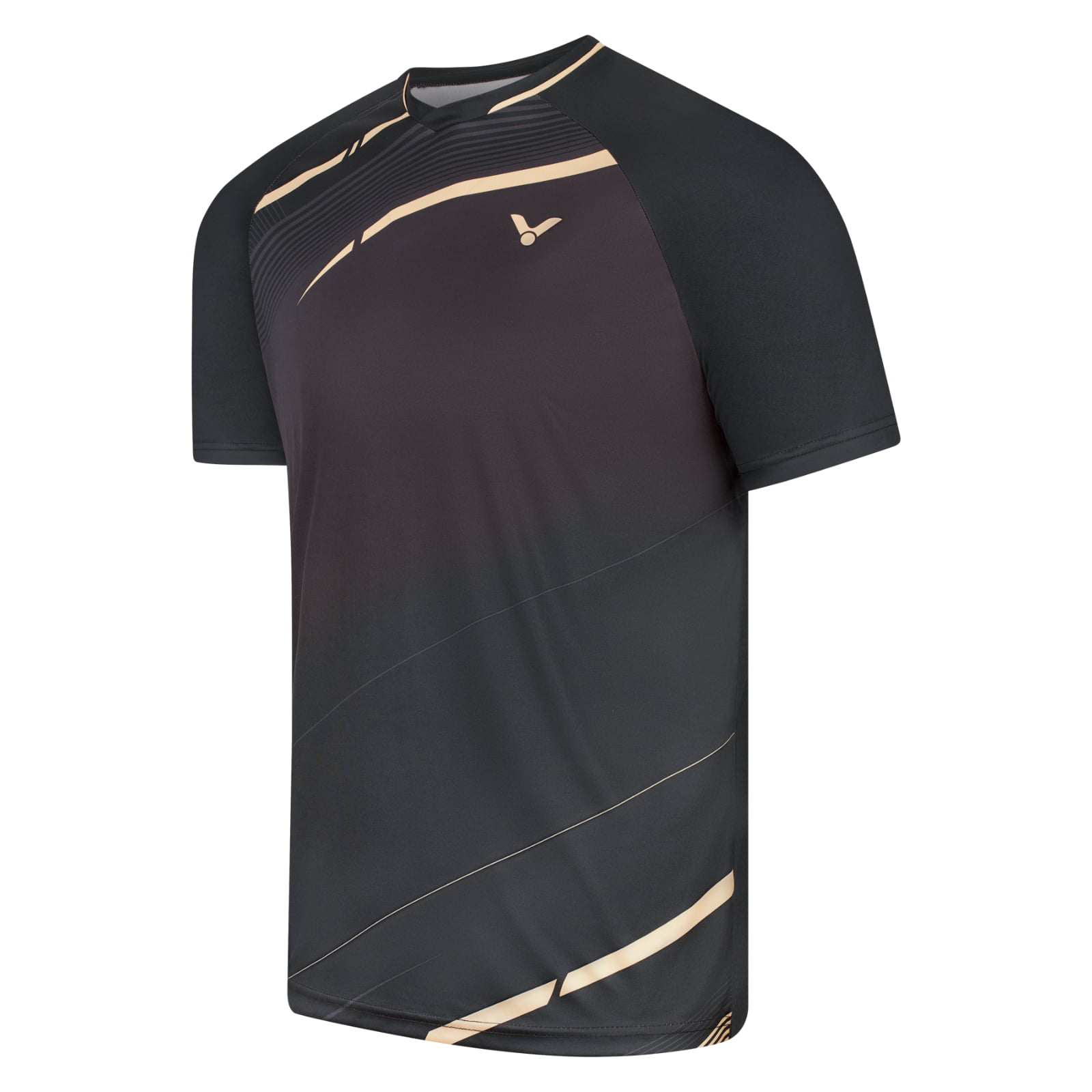 VICTOR T-Shirt T-63102 D Unisex - Schwarz - 3XL