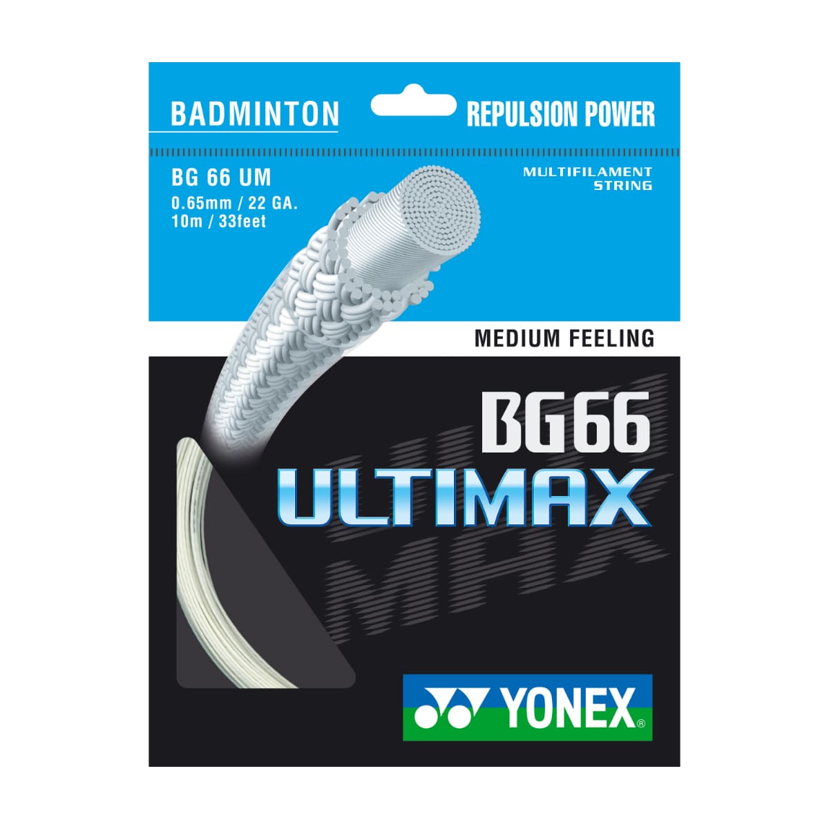 YONEX BG 66 Ultimax - Grün - Set