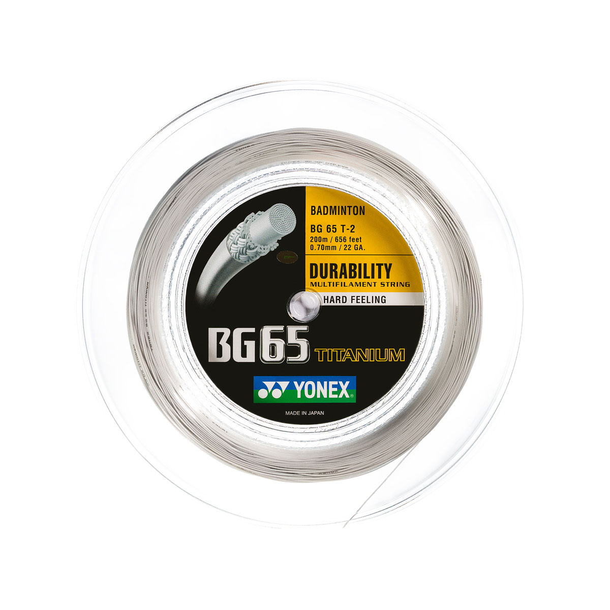 YONEX BG 65 Ti - Weiß - 200m YONEX BG 65 Ti - Weiß - 200m